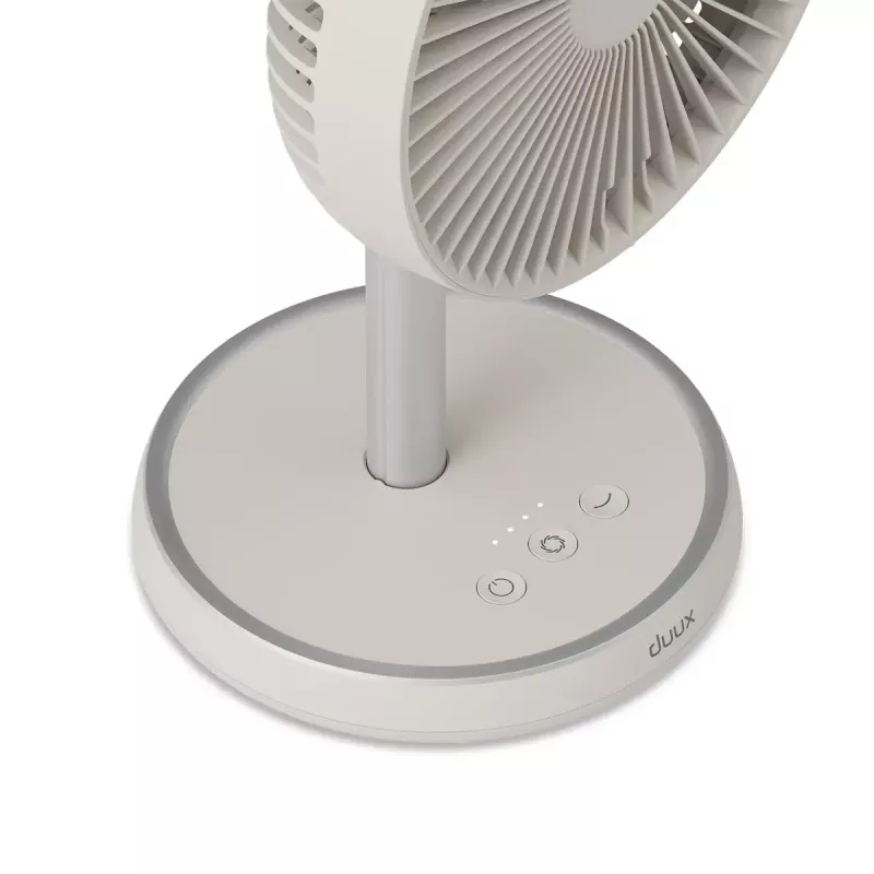 Jalallinen tuuletin Duux Rize Flex 21 cm, 4 nopeutta, oskillaatio, 10 W, greige