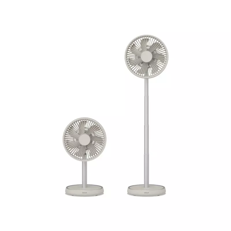 Jalallinen tuuletin Duux Rize Flex 21 cm, 4 nopeutta, oskillaatio, 10 W, greige