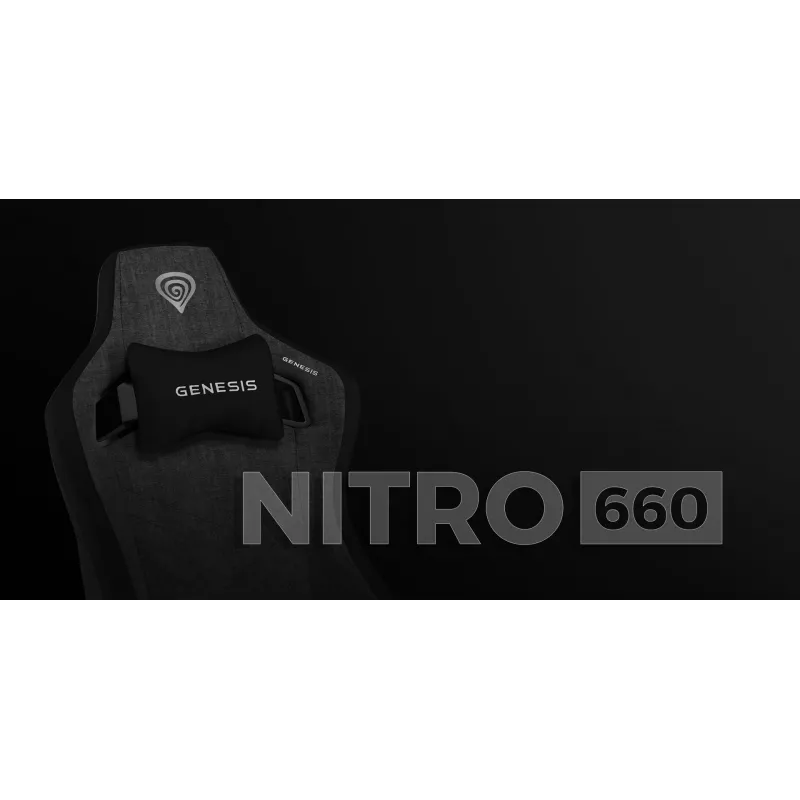 Pelituoli GENESIS NITRO 660 enimmäiskäyttäjän paino 150 kg pehmustettu istuin