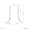 Neomounts DS45-430BL19 TV-teline 23-75