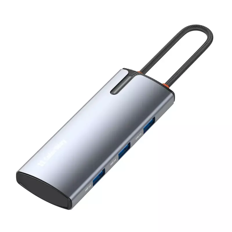 Telakointiasema ColorWay CW-HUB01 5-in-1 USB-C HDMI:llä ja Ethernetillä