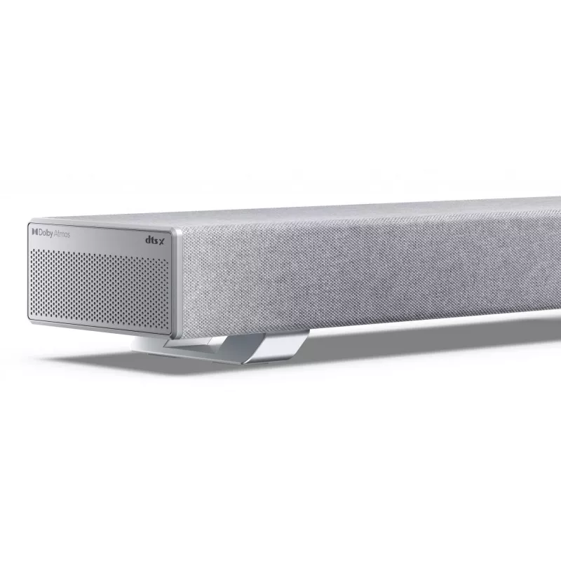 Sharp HT-SBW53121(SL) 3.1.2 Dolby Atmos/DTS:X äänipalkki langattomalla subwooferilla, 550 W, Bluetooth, hopea