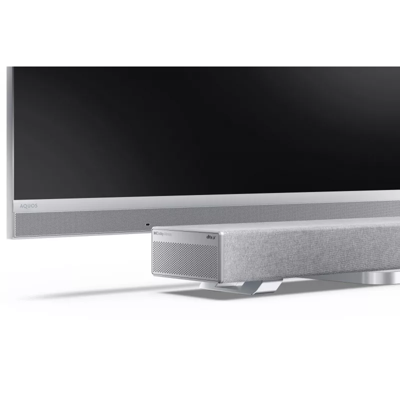 Sharp HT-SBW53121(SL) 3.1.2 Dolby Atmos/DTS:X äänipalkki langattomalla subwooferilla, 550 W, Bluetooth, hopea