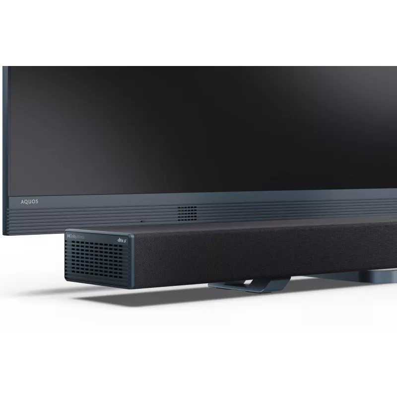 Sharp HT-SBW55121(BK) 5.1.2 Dolby Atmos/DTS:X äänipalkki langattomalla subwooferilla, 650 W, Bluetooth, musta