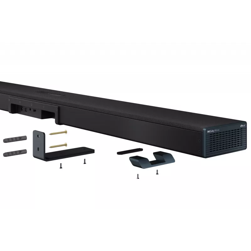 Sharp HT-SBW55121(BK) 5.1.2 Dolby Atmos/DTS:X äänipalkki langattomalla subwooferilla, 650 W, Bluetooth, musta