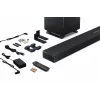 Sharp HT-SBW55121(BK) 5.1.2 Dolby Atmos/DTS:X äänipalkki langattomalla subwooferilla, 650 W, Bluetooth, musta