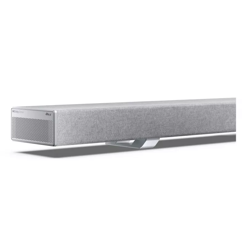 Sharp HT-SBW55121(SL) 5.1.2 Dolby Atmos/DTS:X äänipalkki langattomalla subwooferilla, 650 W, Bluetooth, hopea