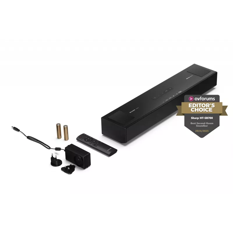 Sharp HT-SB700 soundbar-kaiutin musta 2.0.2 kanavaa 140 W