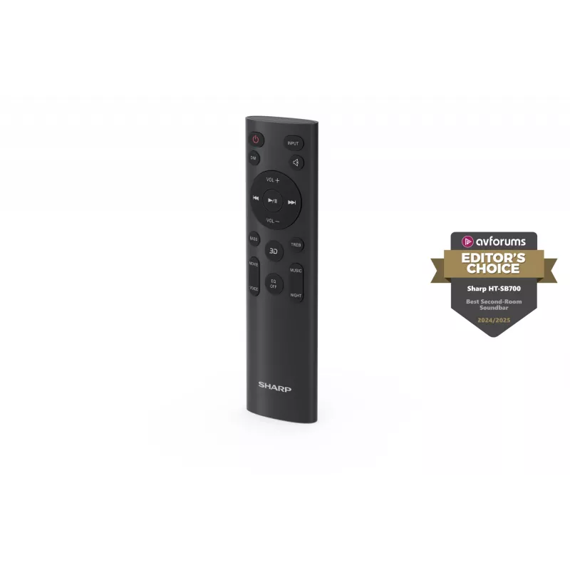 Sharp HT-SB700 soundbar-kaiutin musta 2.0.2 kanavaa 140 W