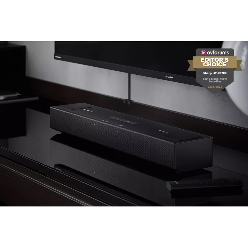 Sharp HT-SB700 soundbar-kaiutin musta 2.0.2 kanavaa 140 W