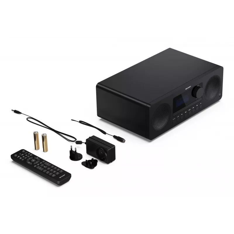 Kotiaudiomikrojärjestelmä Sharp XL-B720D 30 W, 2-tiekaiuttimet, DAB/DAB+/FM, optinen levysoitin, musta