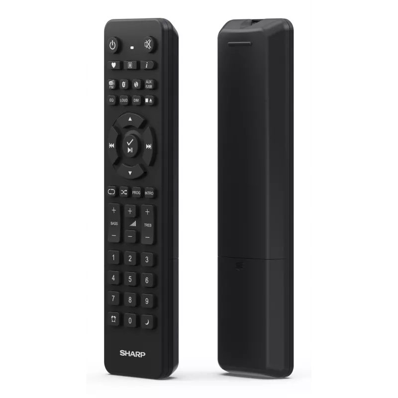 Kotiaudiomikrojärjestelmä Sharp XL-B720D 30 W, 2-tiekaiuttimet, DAB/DAB+/FM, optinen levysoitin, musta