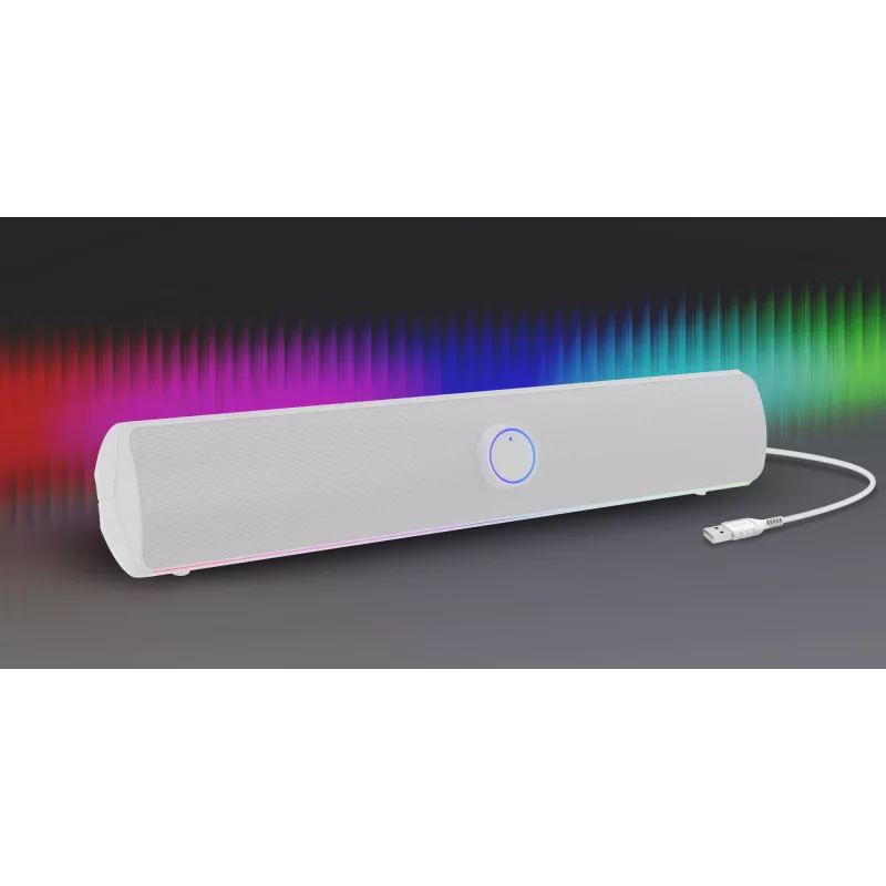 GENESIS NCS-2305 soundbar-kaiutin valkoinen 2.0 kanavaa 10 W