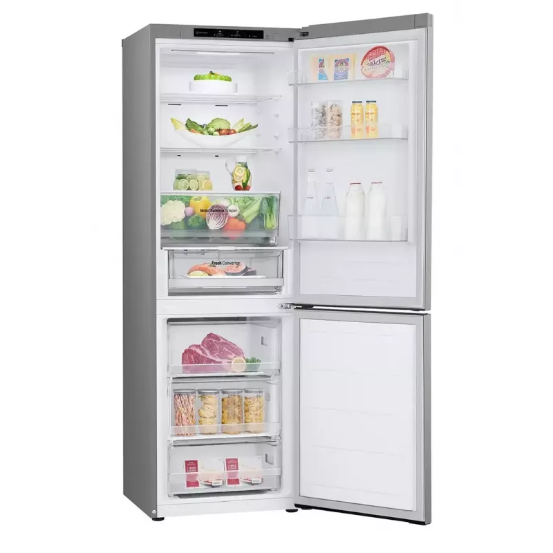 LG GBV3100EPY jää-pakastinyhdistelmä vapaasti seisova 344 L E hopea