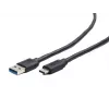 GEMBIRD USB 3.0 AM - Type-C -kaapeli (AM/CM) 10 cm
