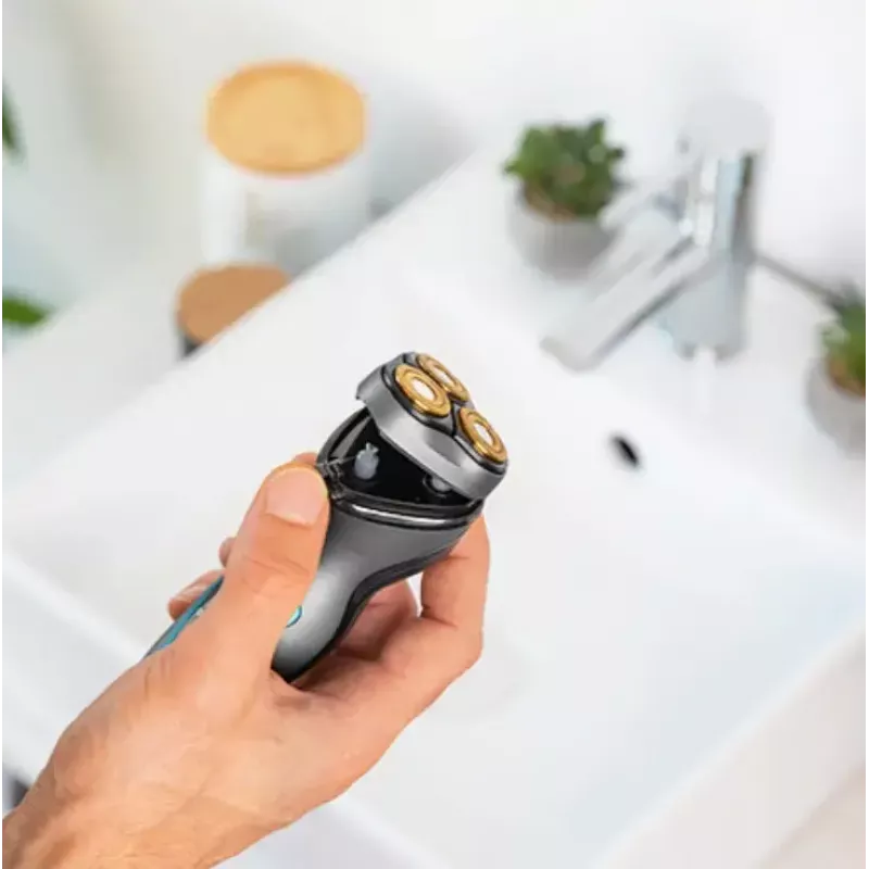 Cecotec 04199 miesten parranajokone, pyöriväterä, trimmeri Titan 3D-pää