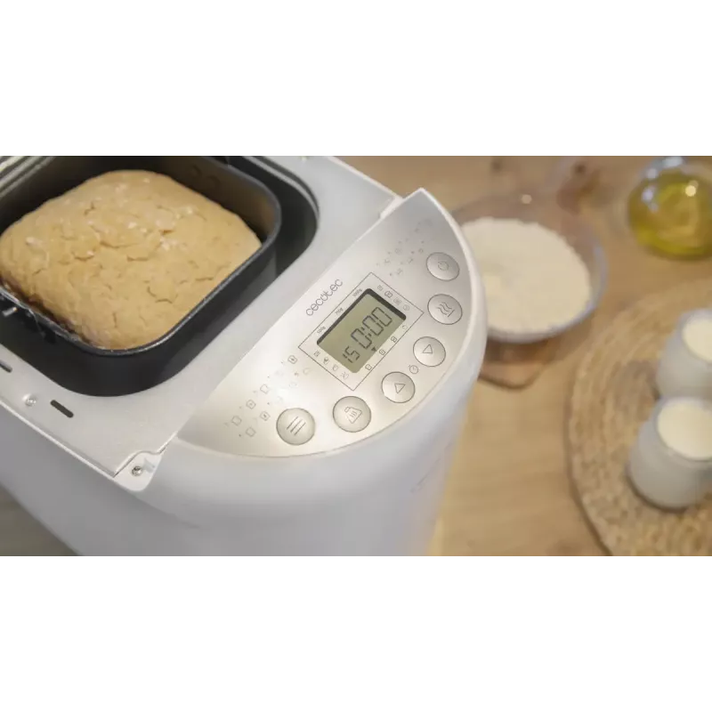 Cecotec Bread&Co 1000 Delicious leipäkone, 19 ohjelmaa, enintään 1 kg, LCD-näyttö