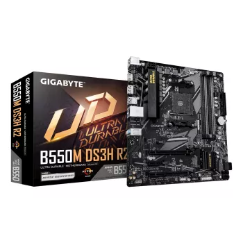 Emolevy GIGABYTE B550M DS3H R2, B550, kanta AM4, Micro ATX
