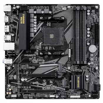 Emolevy GIGABYTE B550M DS3H R2, B550, kanta AM4, Micro ATX