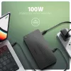 Axagon HMC-U4 USB4-telakka, 3x USB-A, 2x USB-C, HDMI & DP 8K/30Hz, RJ-45, SD/mSD, ääni, PD 100W