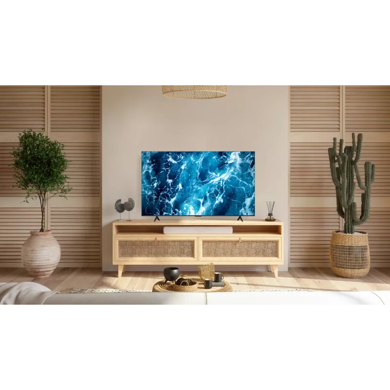 TCL 55T69C 55 inch QLED 4K Ultra HD TV, Direct-LED, Google TV, HDR10+, 60Hz, Dolby Atmos, Wi‑Fi/Bluetooth