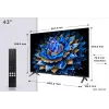 TCL T69C 43T69C TV 109,2 cm (43 inch) 4K Ultra HD Smart TV Wi-Fi musta 350 cd/m²