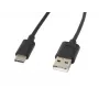 USB-kaapeli LANBERG CA-USBO-10CC-0018-BK USB 2.0, USB A (uros) – USB C (uros), 1,8 m, musta