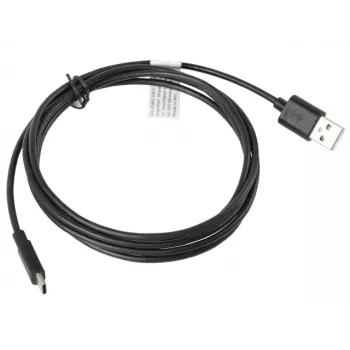 USB-kaapeli LANBERG CA-USBO-10CC-0018-BK USB 2.0, USB A (uros) – USB C (uros), 1,8 m, musta