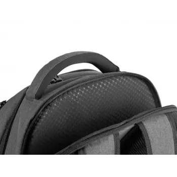 City-reppu NATEC NTO-2226 — polyesteri, 160×325×465 mm, musta/harmaa