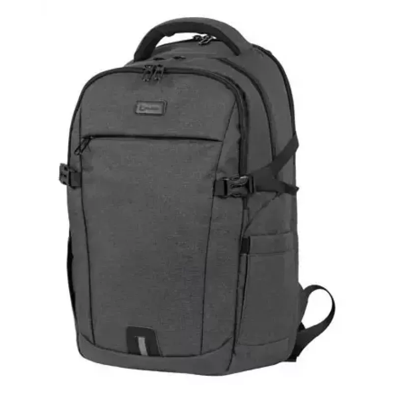City-reppu NATEC NTO-2226 — polyesteri, 160×325×465 mm, musta/harmaa
