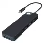 TARGUS Hyperdrive Flex 8-porttinen USB-C-keskitin (musta)