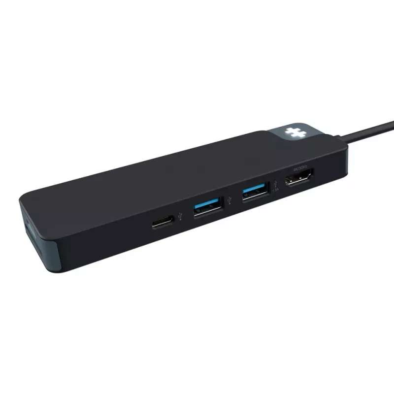 TARGUS Hyperdrive Flex 8-porttinen USB-C-keskitin (musta)