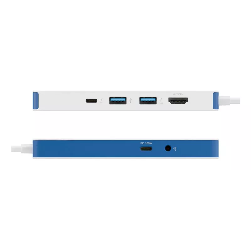 TARGUS Hyperdrive Flex 8-porttinen USB-C-keskitin (sininen)