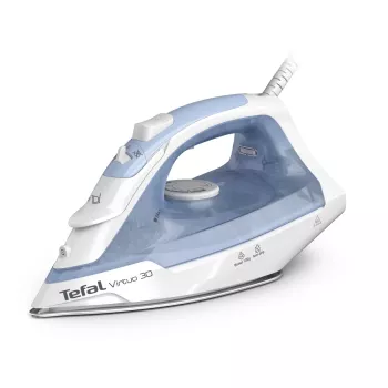 Tefal Virtuo 30 FV2C41E0 -silitysrauta kuiva- ja höyrysilitysrauta keraaminen silityspohja 2000 W sininen, valkoinen