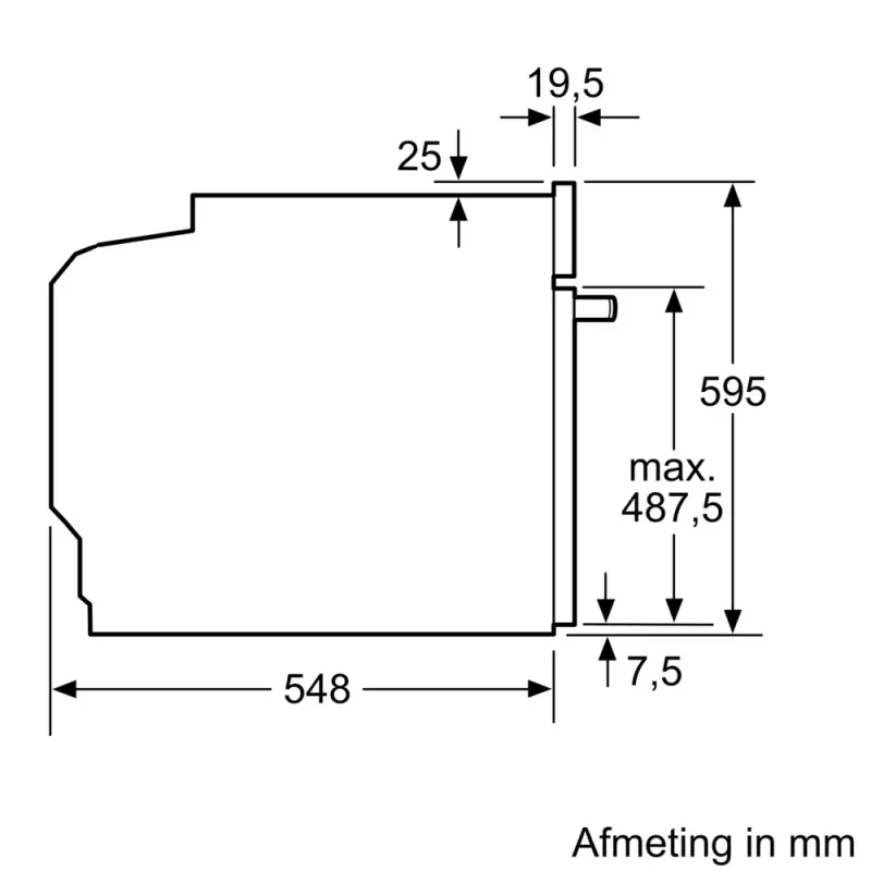 Bosch Serie 6 HRG578BB7 -uuni 71 L musta