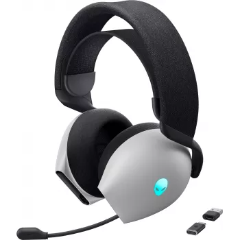 Alienware AW725H -kuulokkeet johdollinen ja langaton päänauha pelit USB Type-C musta, valkoinen