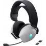 Alienware AW725H -kuulokkeet johdollinen ja langaton päänauha pelit USB Type-C musta, valkoinen