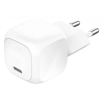 BELKIN seinälaturi - Boostcharge - kompakti USB-C 20W PPS - valkoinen