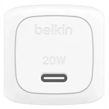 BELKIN seinälaturi - Boostcharge - kompakti USB-C 20W PPS - valkoinen