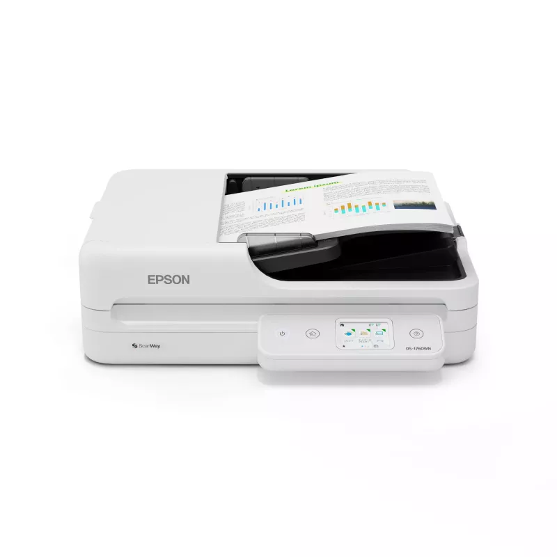 Epson WorkForce DS-1760WN taso- ja ADF-skanneri 1200 x 1200 DPI A4 musta, valkoinen