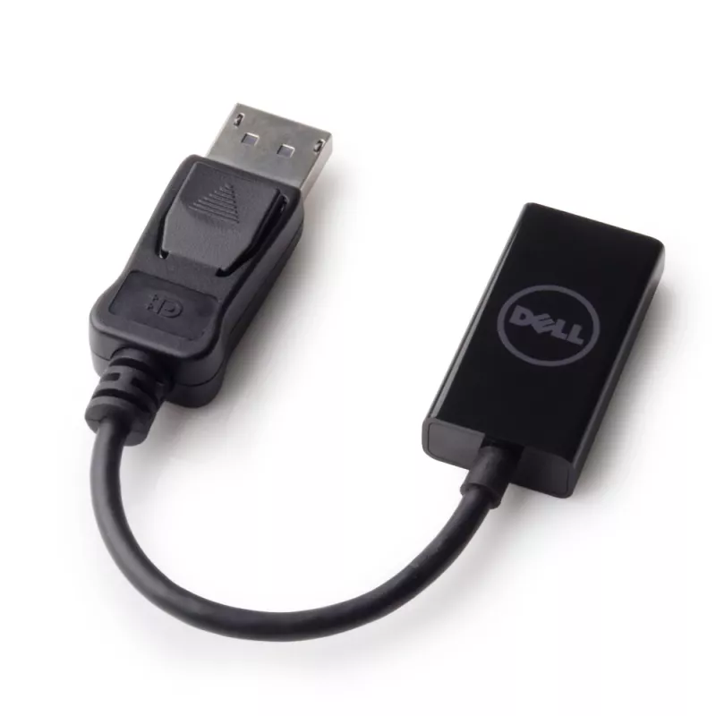 Dell 492-BBXU (DANAUBC087) DisplayPort–HDMI 2.0 -sovitin, 4K, 0,2 m, musta