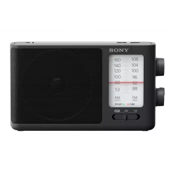 Sony ICF506 radio kannettava musta