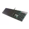 GENESIS Thor 420 RGB pelinäppäimistö USB QWERTY US International hopea