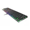 GENESIS Thor 420 RGB pelinäppäimistö USB QWERTY US International hopea