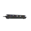 GENESIS Thor 420 RGB pelinäppäimistö USB QWERTY US International hopea