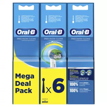Oral-B Precision Clean 80339528 harjaspää 6 kpl valkoinen