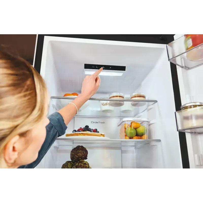 Jääkaappi Candy Fresco ECN2CQTEB186 355 L musta No Frost
