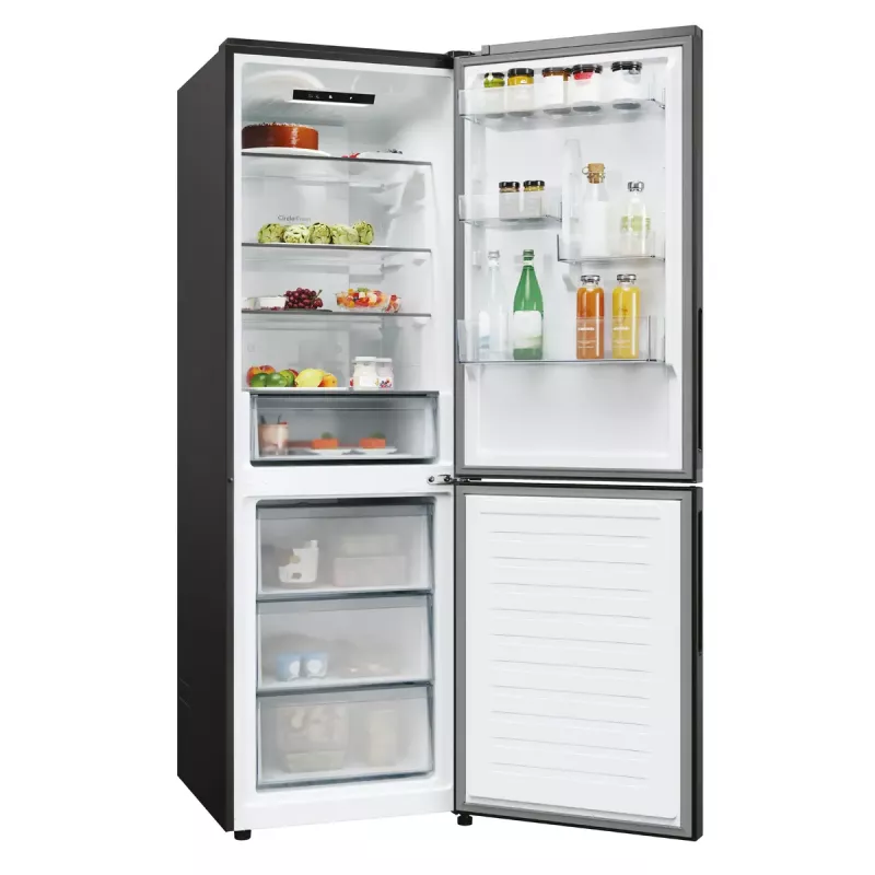 Jääkaappi Candy Fresco ECN2CQTEB186 355 L musta No Frost
