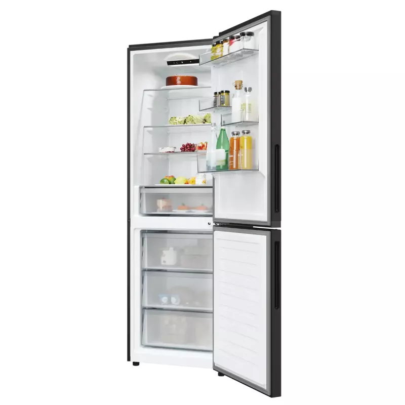 Jääkaappi Candy Fresco ECN2CQTEB186 355 L musta No Frost