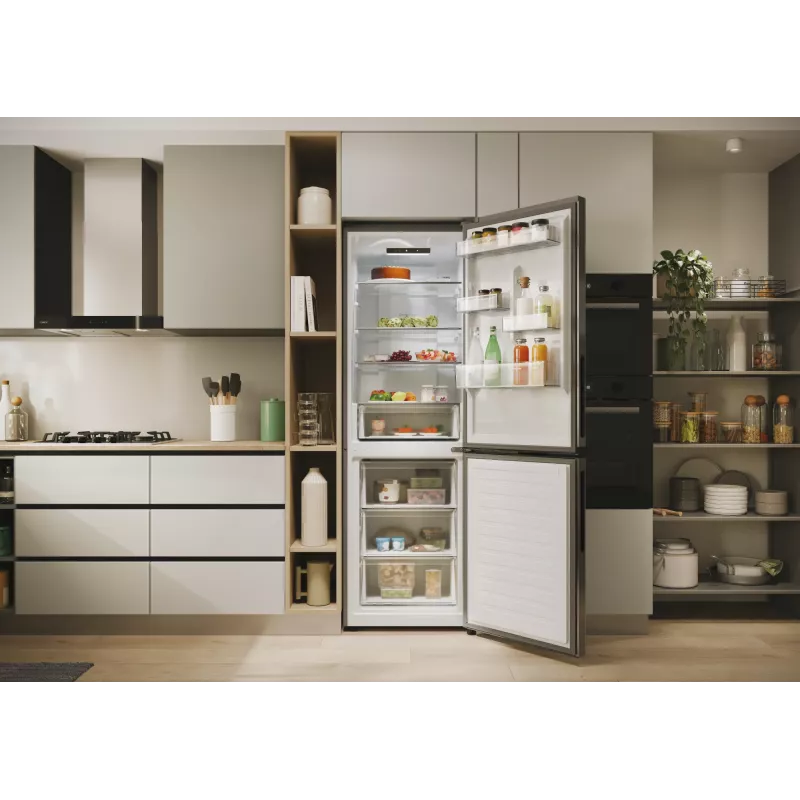 Candy ECN2CQTEX186 vapaasti seisova 355 L ruostumaton teräs